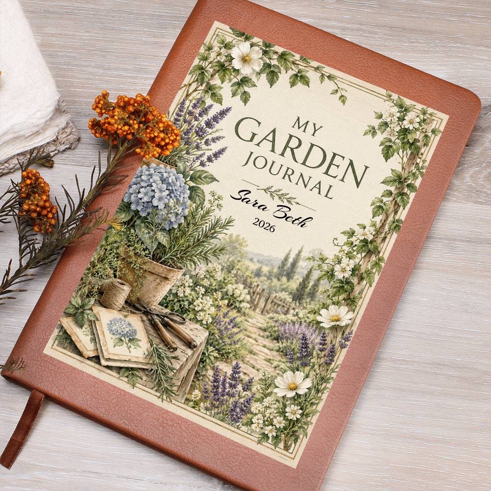 Personalized Garden Journal | Custom Gardening Notebook