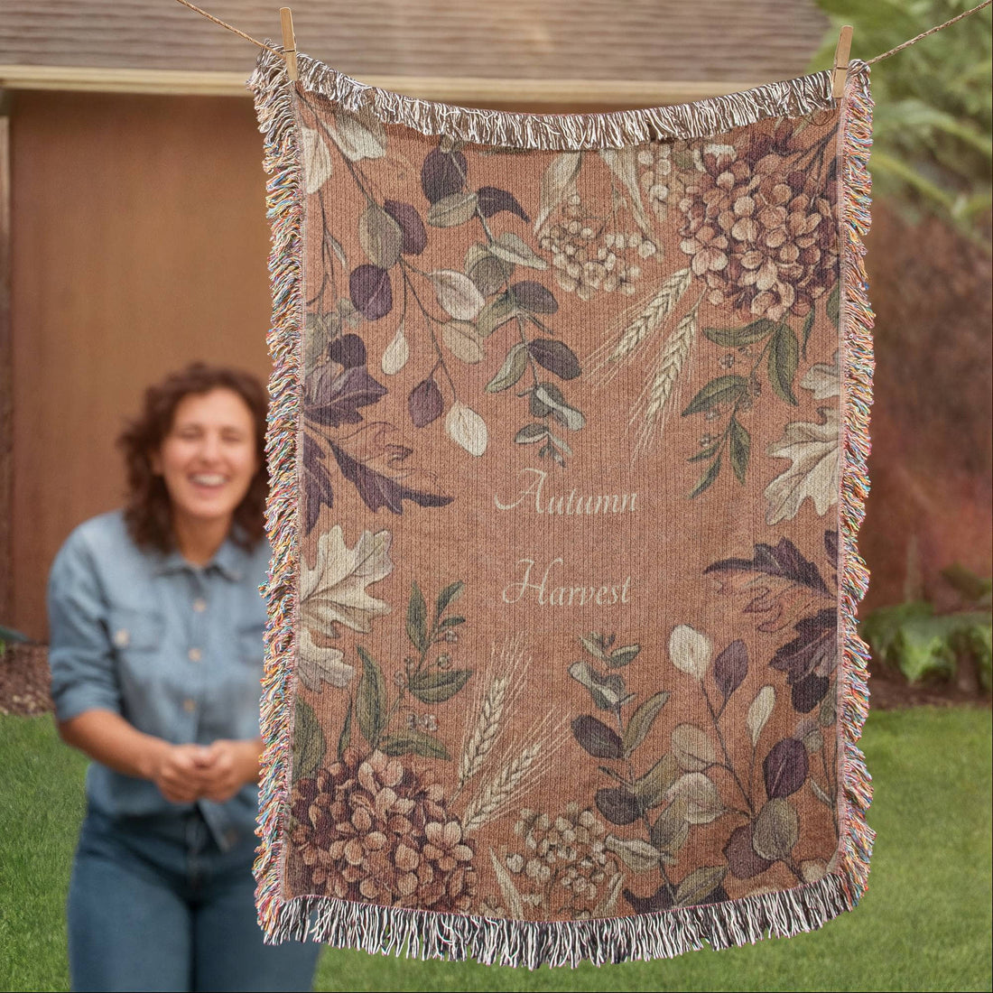 Personalized Harvest Blanket