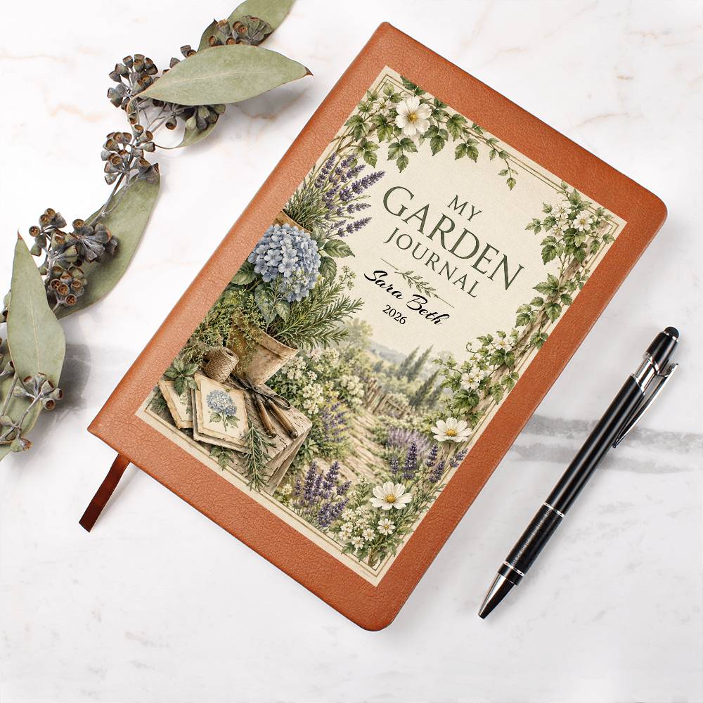 Personalized Garden Journal | Custom Gardening Notebook
