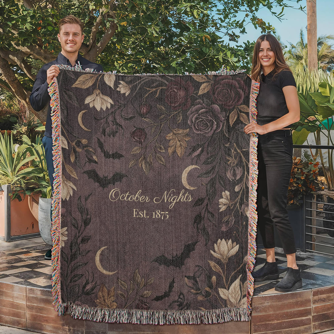 Personalized Halloween Blanket