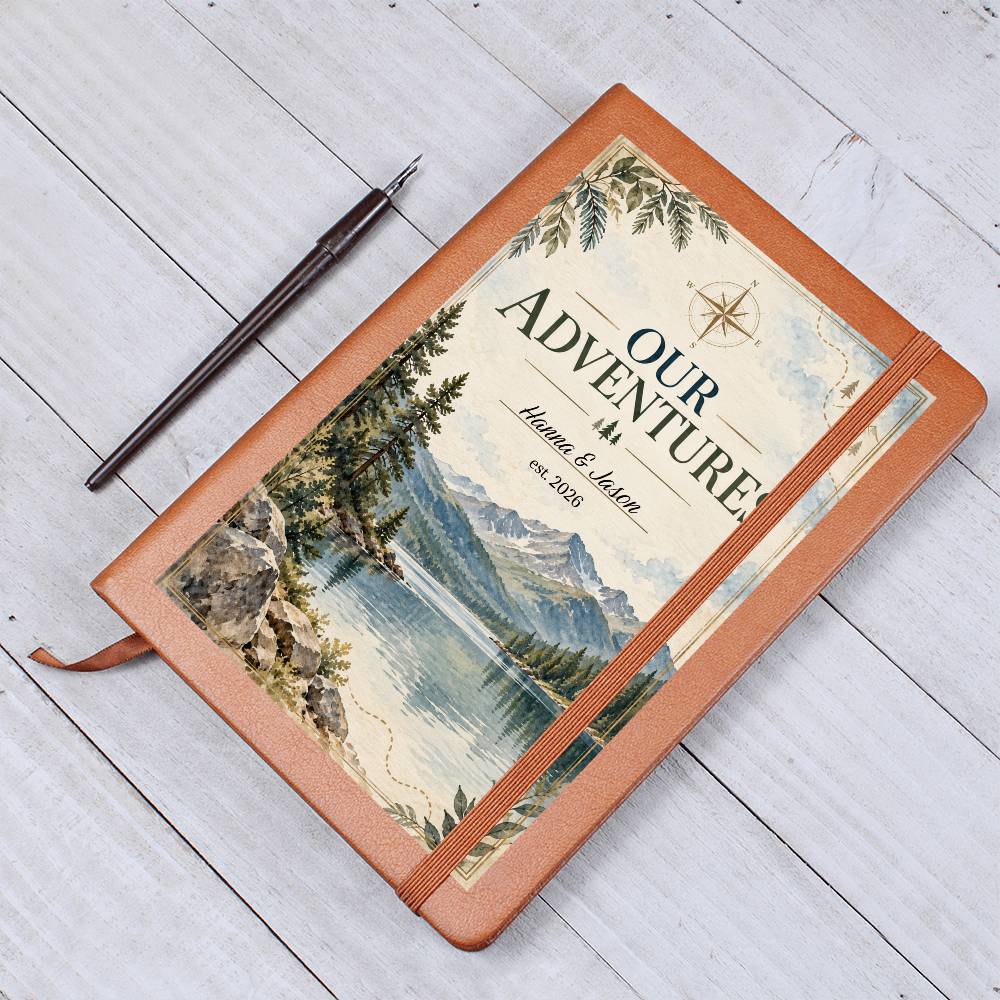 Personalized Our Adventures Journal for Couples