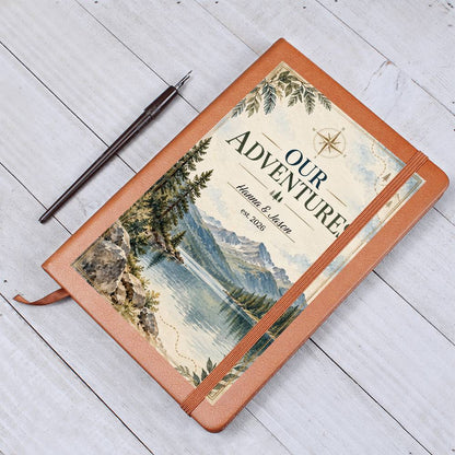 Personalized Our Adventures Journal for Couples