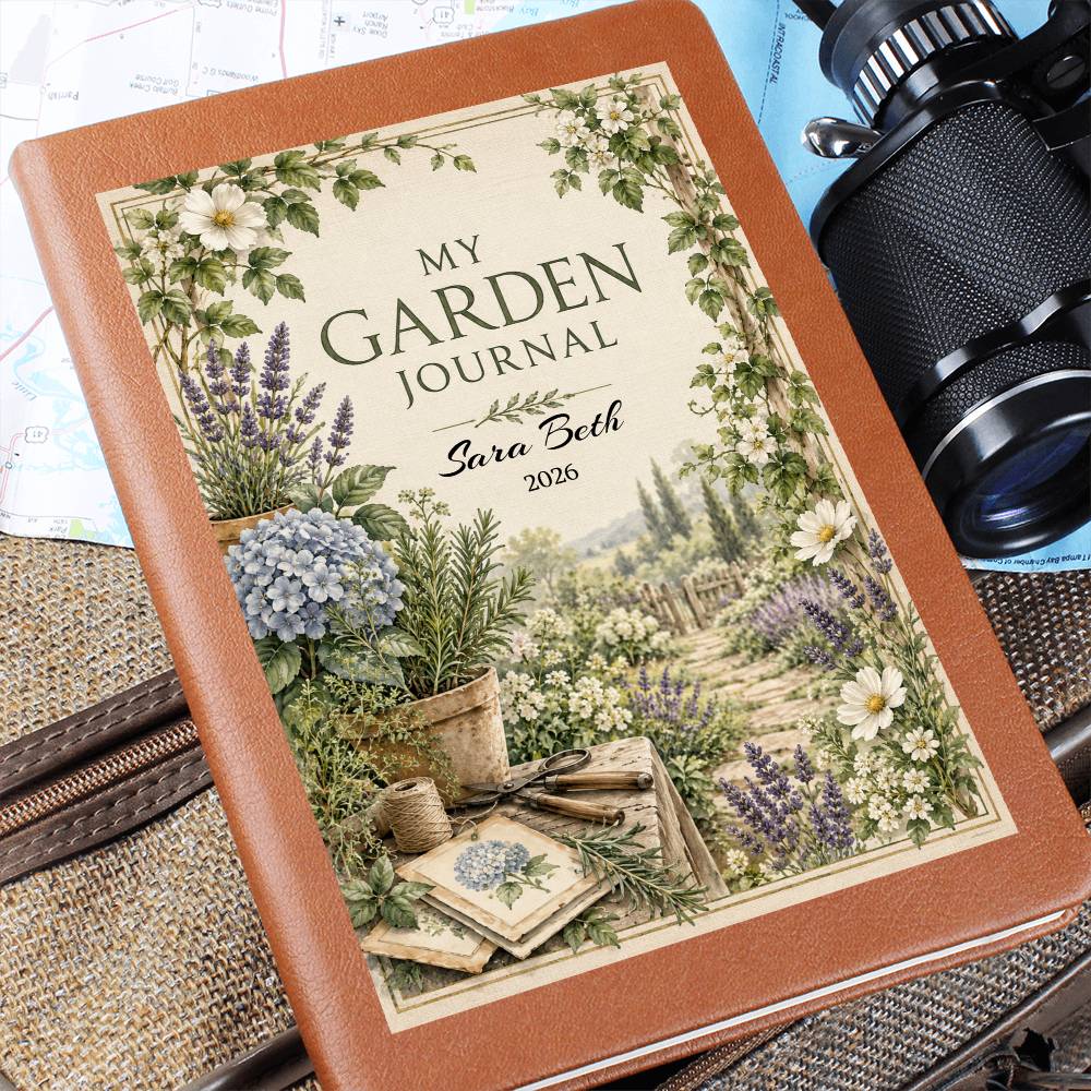Personalized Garden Journal | Custom Gardening Notebook