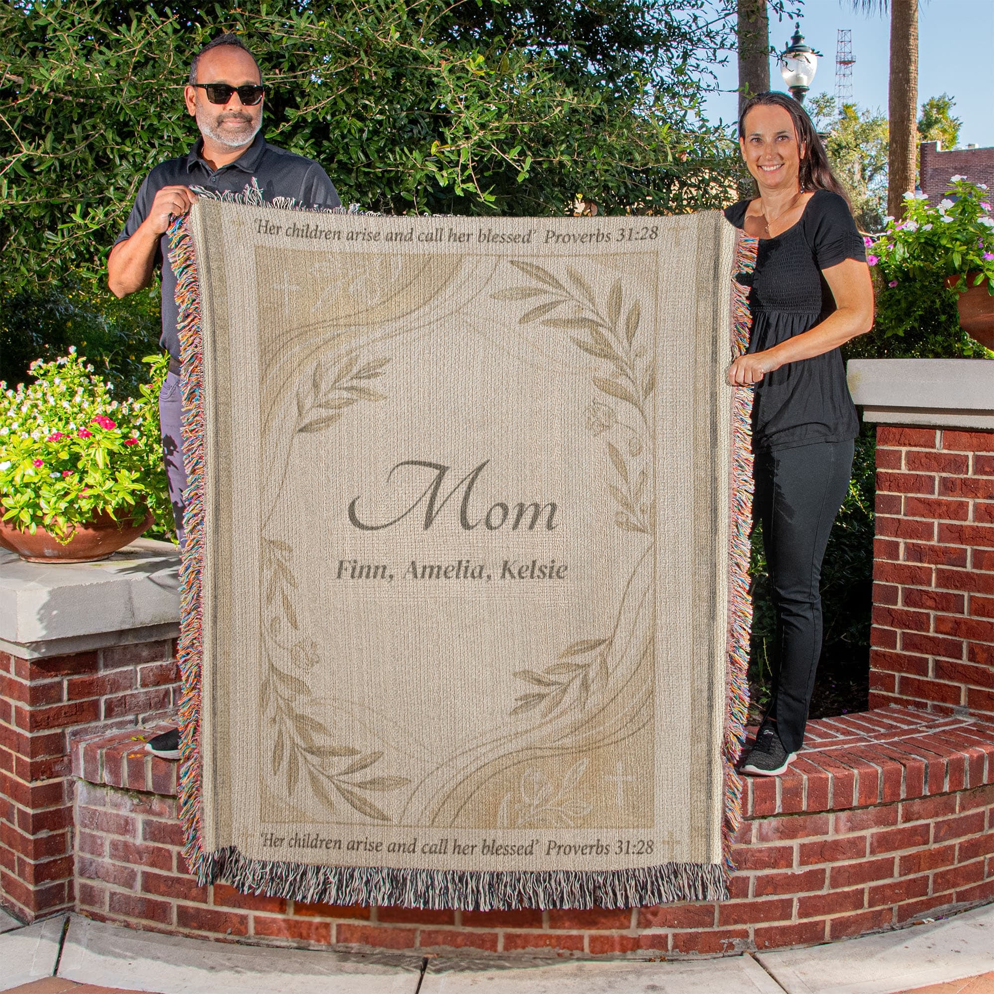 Personalized Christian Mom Blanket