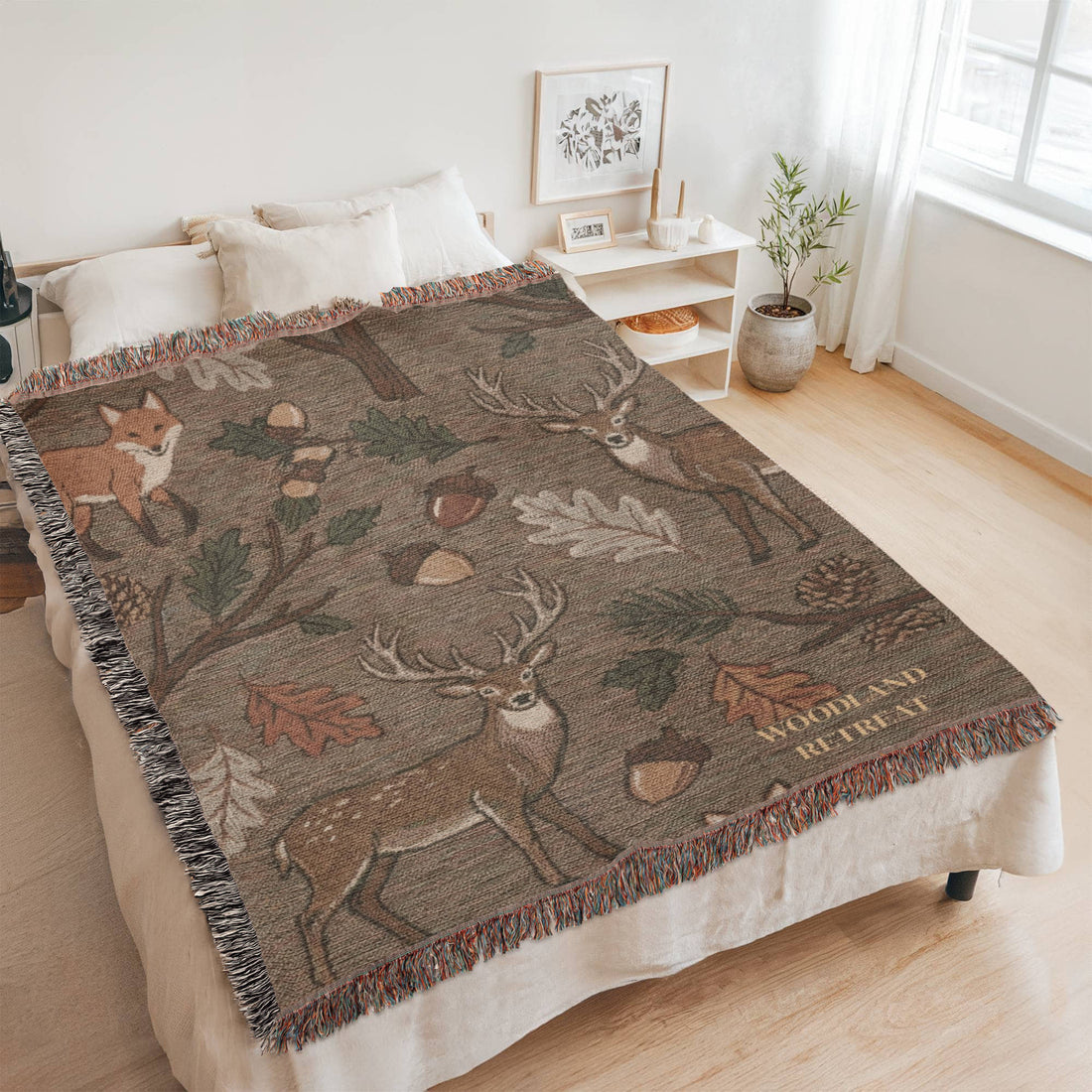 Personalized Woodland Blanket
