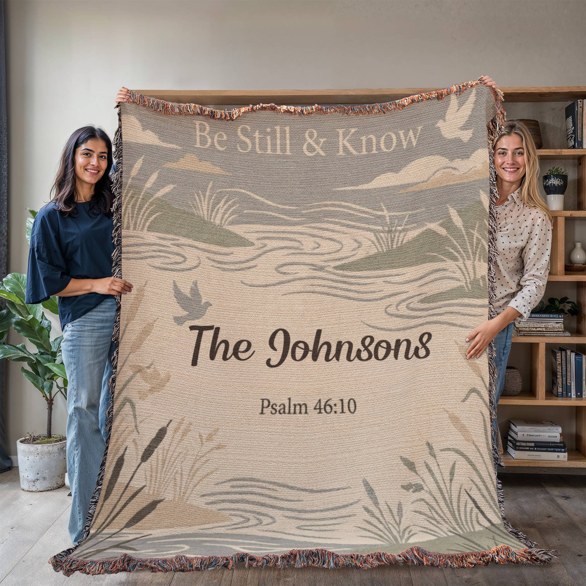 Personalized Christian Family Blanket