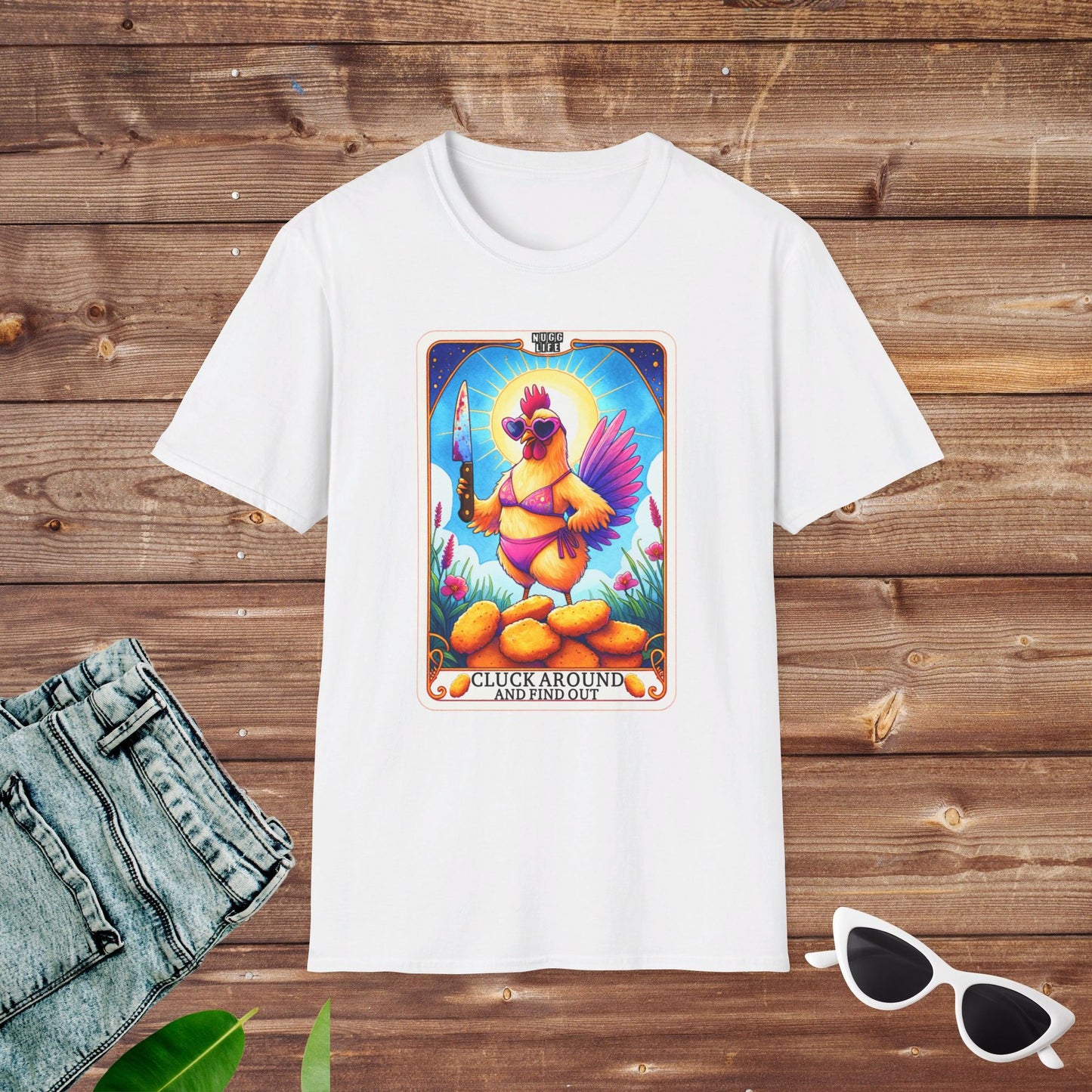 Chicken Cluck Around Nuggs T Shirt