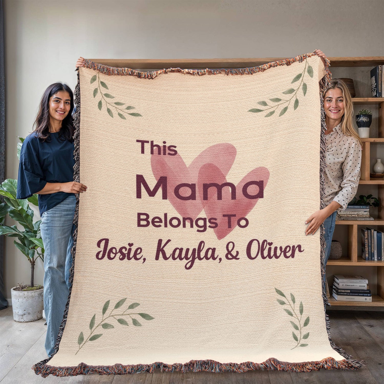 Artwork Heirloom Woven Blanket (Portrait)