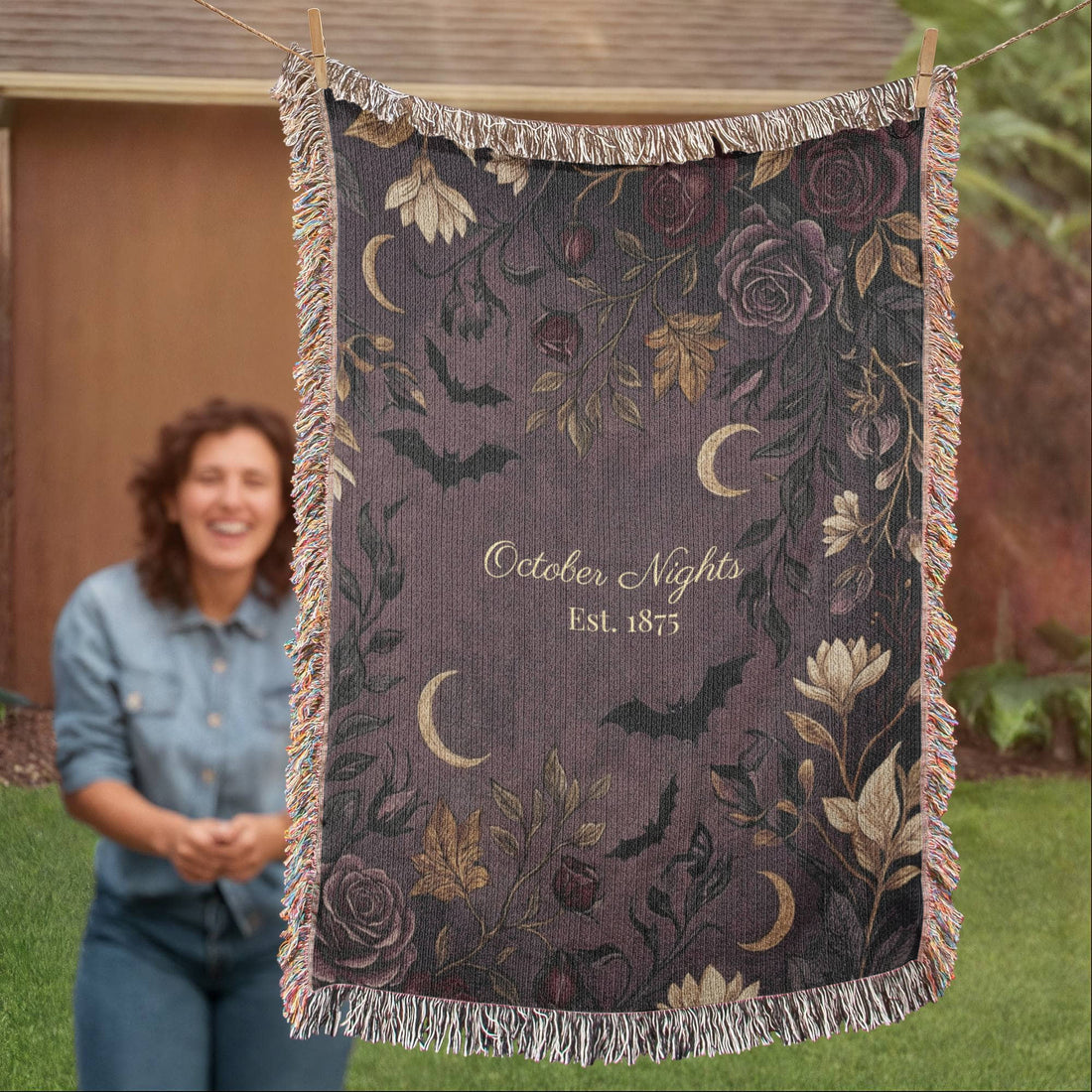 Personalized Halloween Blanket