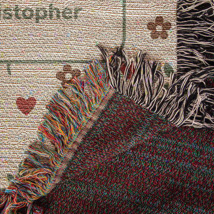 Artwork Heirloom Woven Blanket (Portrait)