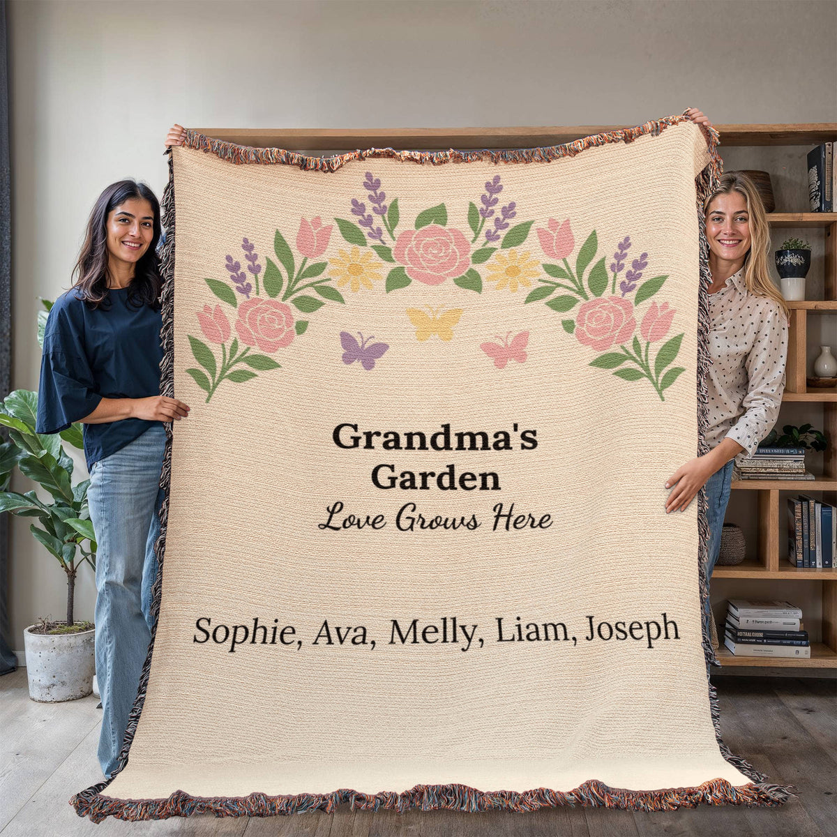 Artwork Heirloom Woven Blanket (Portrait)