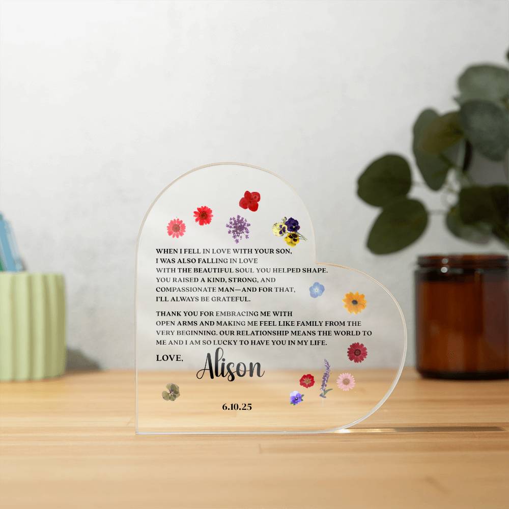 Personalized Mother of the Groom Gift