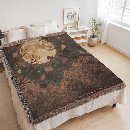 Personalized Autumn Moon Blanket