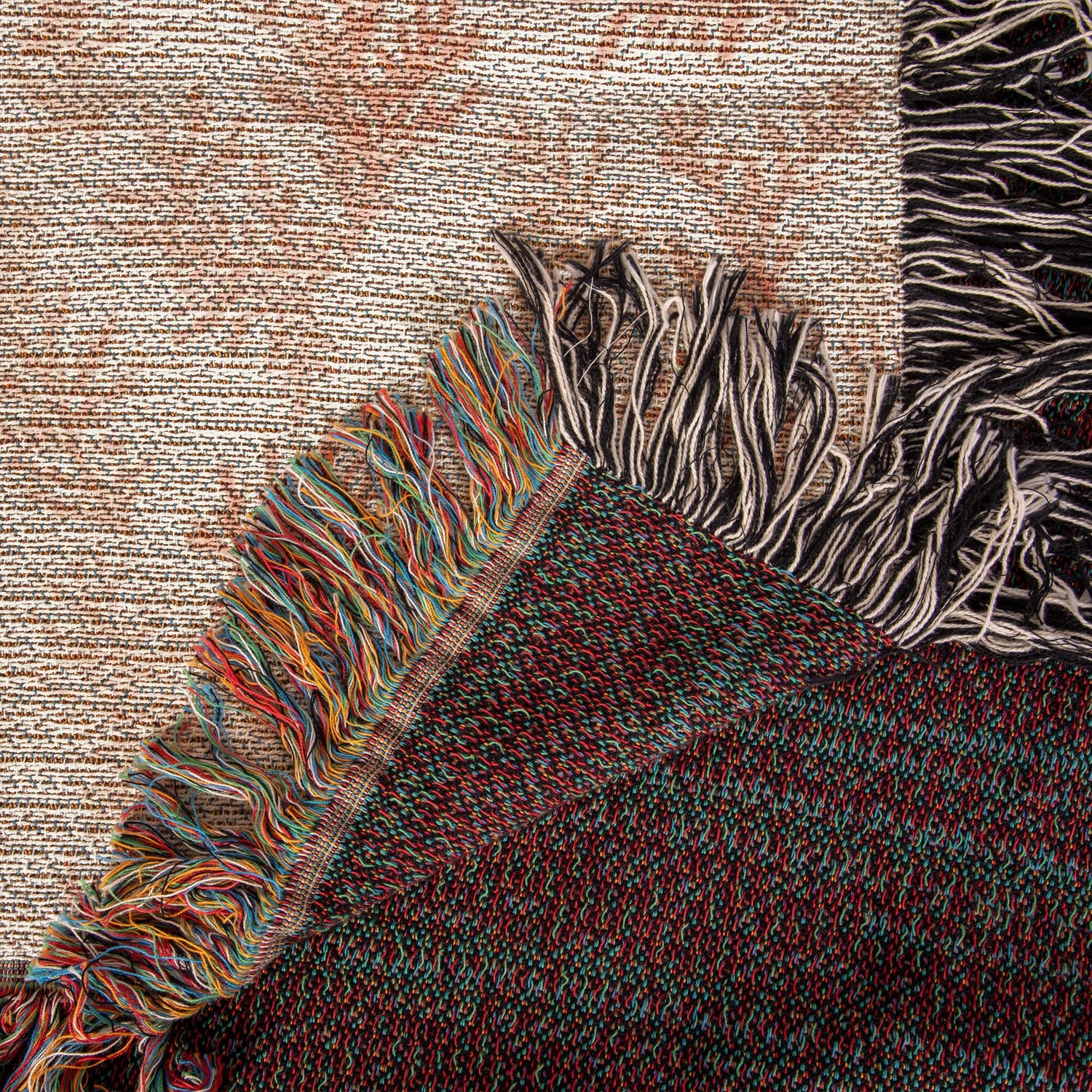 Custom Beach House Blanket |Personalized Throw | Vacation Home Name Gift | Heirloom 100% Cotton | Coastal Woven Blanket | Est. Year Gift