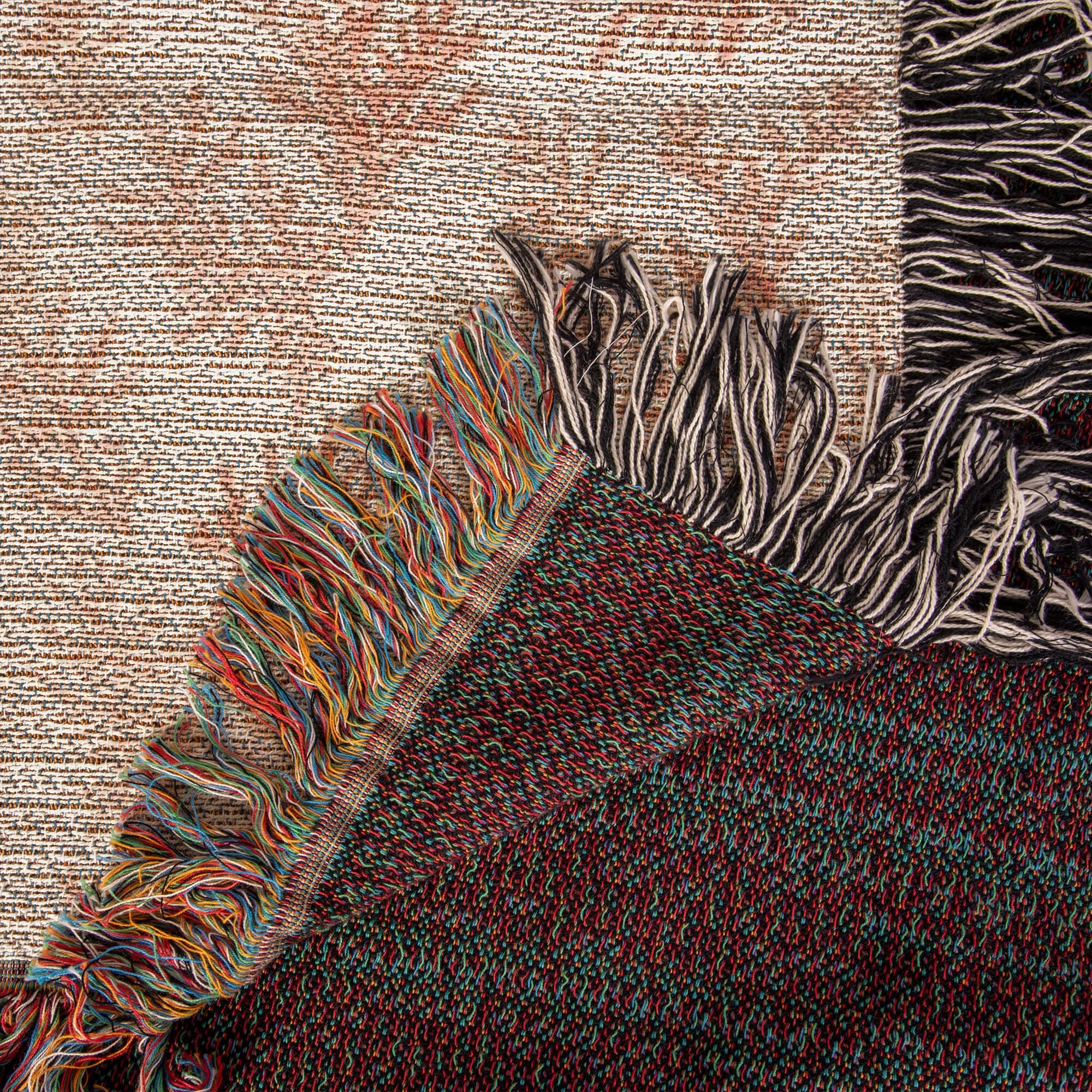 Custom Beach House Blanket |Personalized Throw | Vacation Home Name Gift | Heirloom 100% Cotton | Coastal Woven Blanket | Est. Year Gift