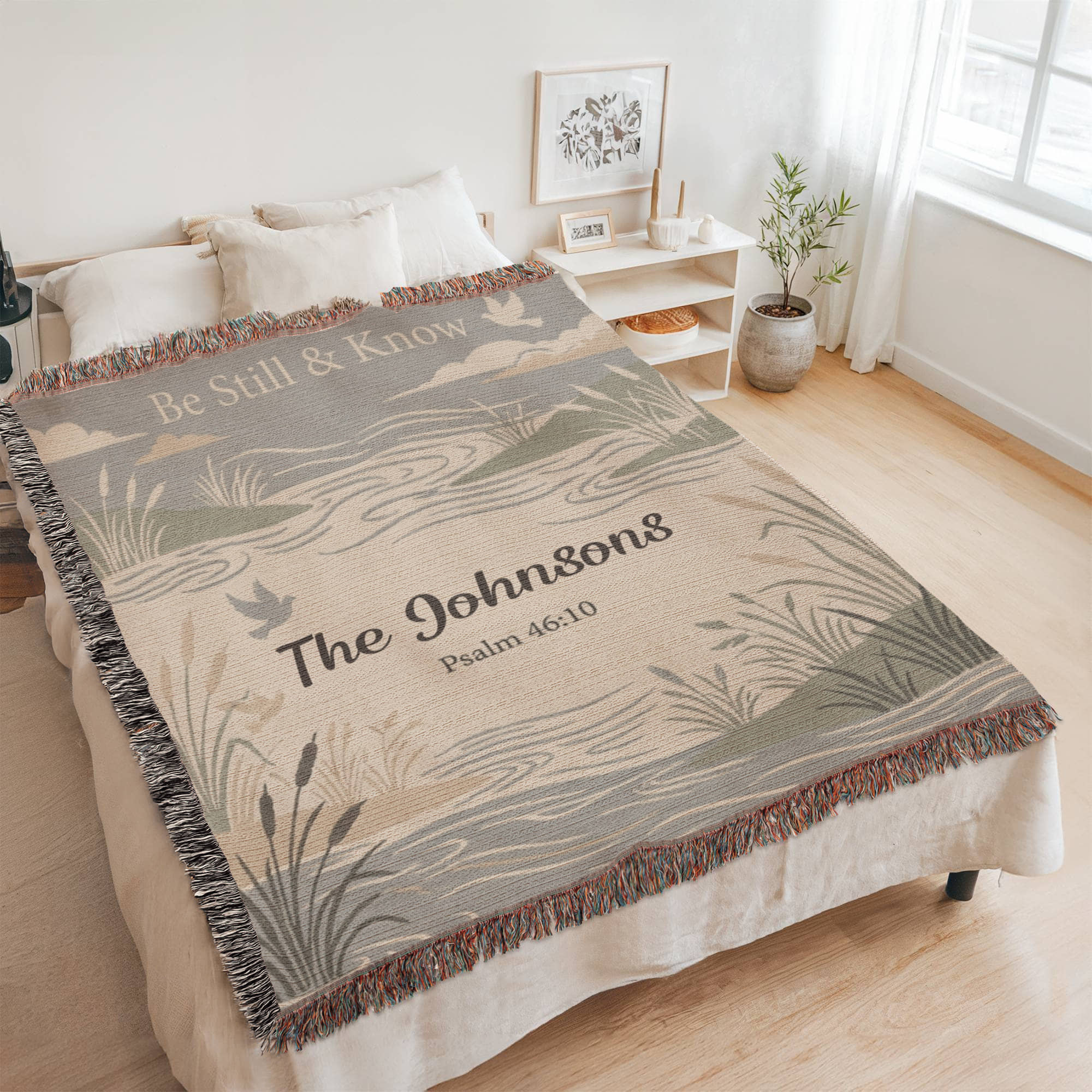 Personalized Christian Family Blanket