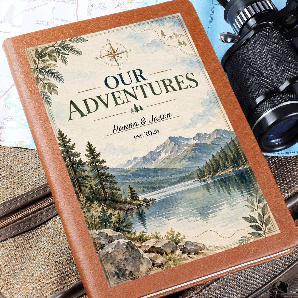 Personalized Our Adventures Journal for Couples