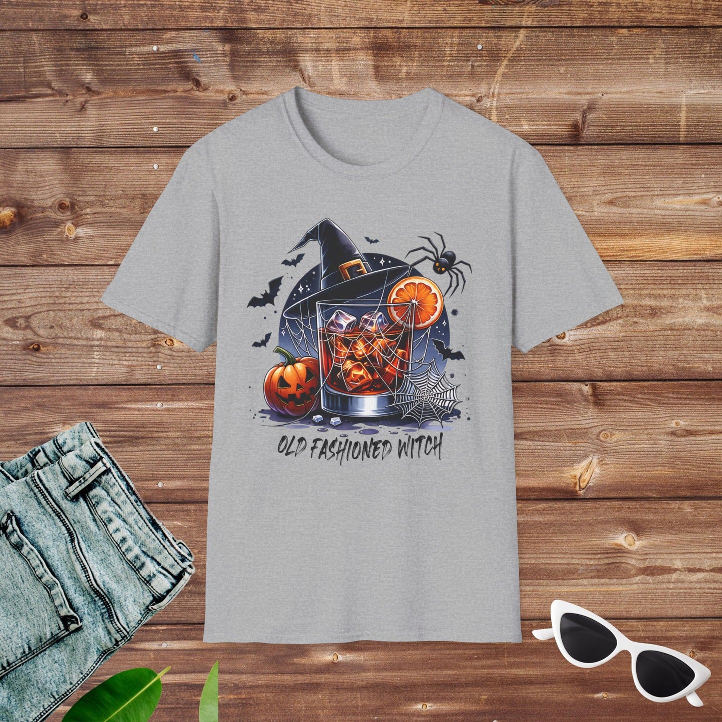 Old Fashioned Cocktail Witch T Shirt