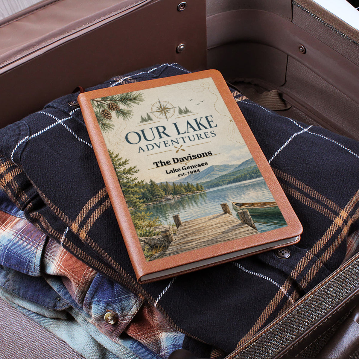 Personalized Our Lake Adventures Family Journal