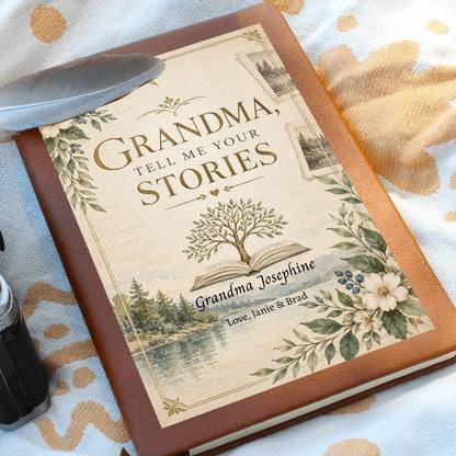 Grandma Tell Me Your Stories Personalized Journal