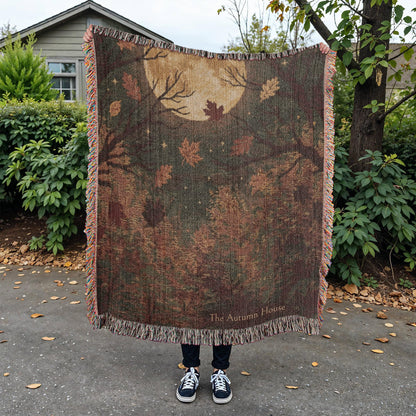 Personalized Autumn Moon Blanket
