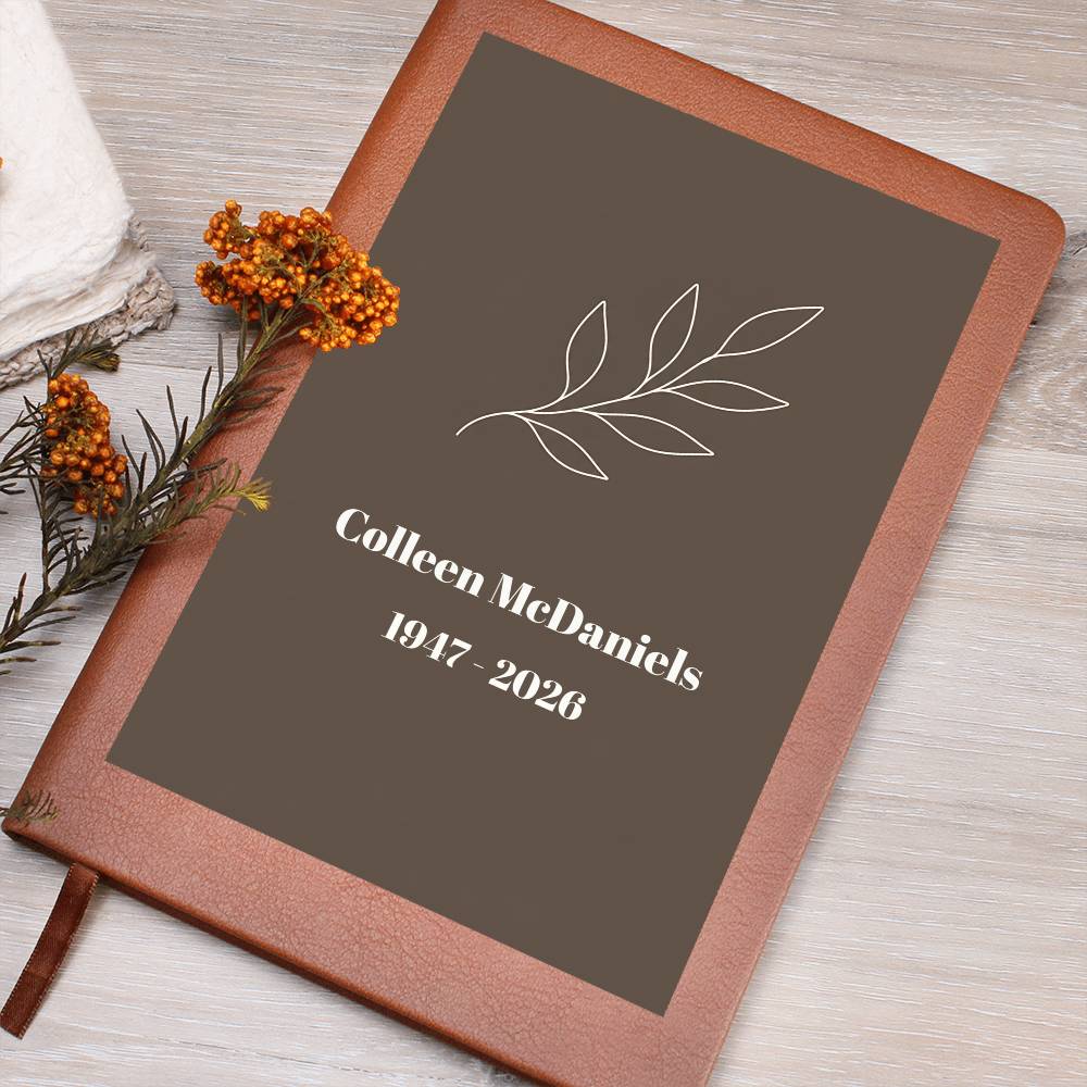 Remembering You Personalized Memorial Journal | Grief Keepsake