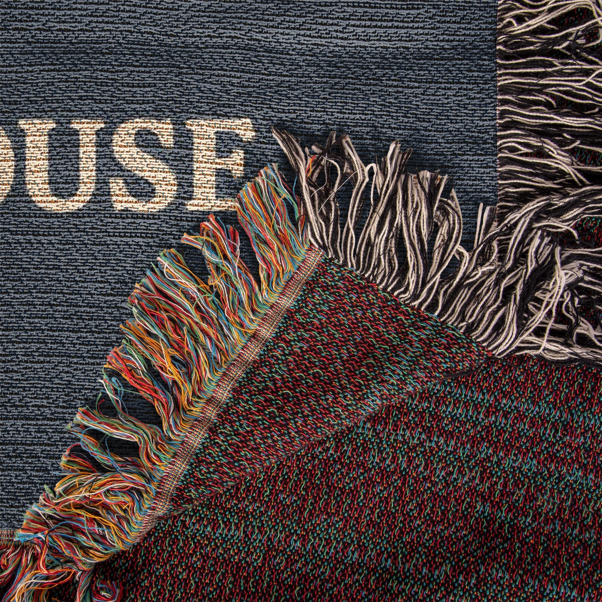 Custom Lake House Blanket | Personalized Family Name Anchor Throw