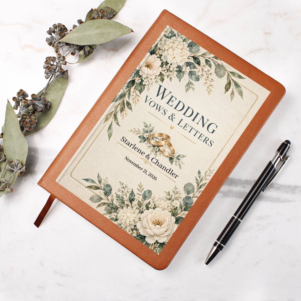 Personalized Wedding Vows &amp; Letters Journal