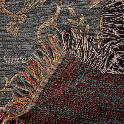Personalized Patriotic Eagle Blanket
