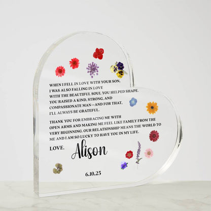 Personalized Mother of the Groom Gift