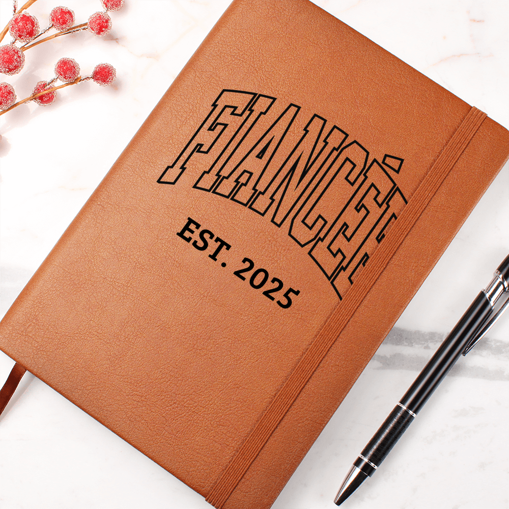 Personalized Engagement Journal for Fiancee