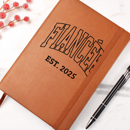 Personalized Engagement Journal for Fiancee