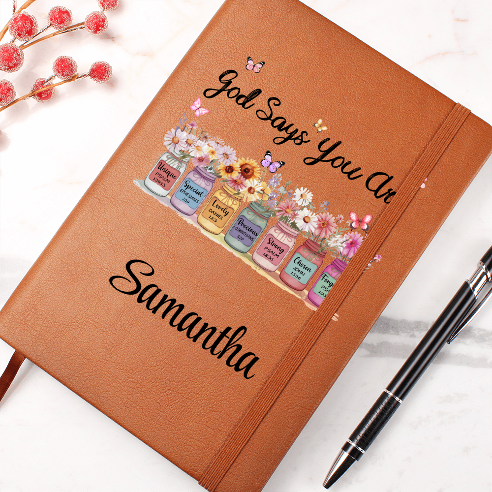 Personalized God Says You Are Journal
