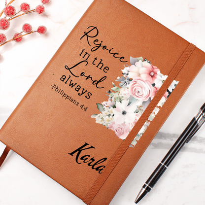 Personalized Wildflower Prayer Journal