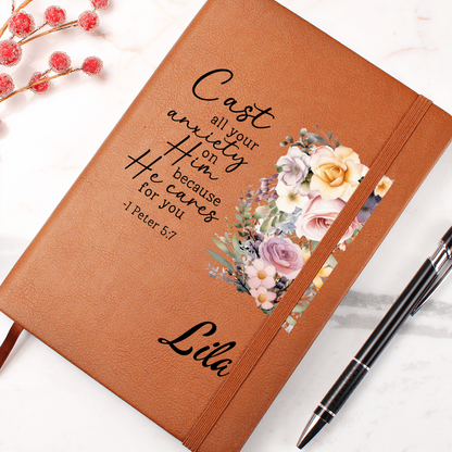 Personalized Wildflower Prayer Journal