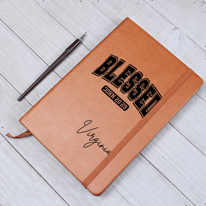 Personalized Christian Journal - Blessed
