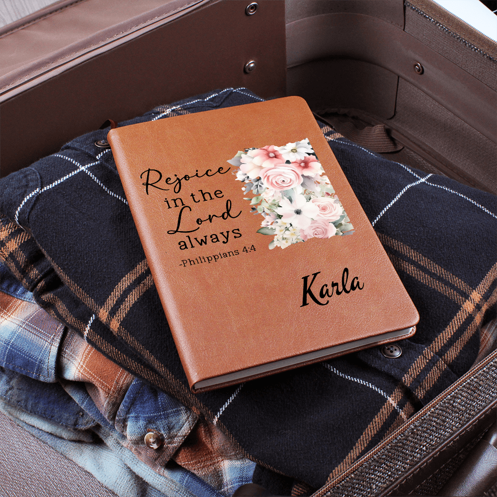 Personalized Wildflower Prayer Journal