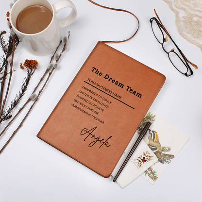 Personalized Dream Team Journal