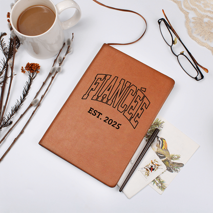 Personalized Engagement Journal for Fiancee