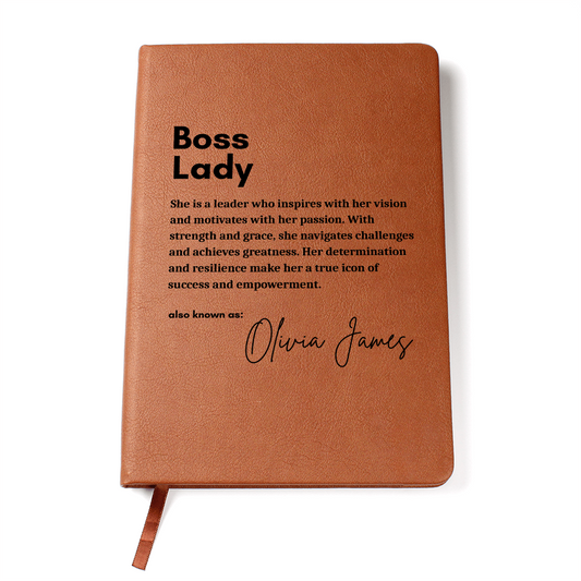 Personalized Boss Lady Journal