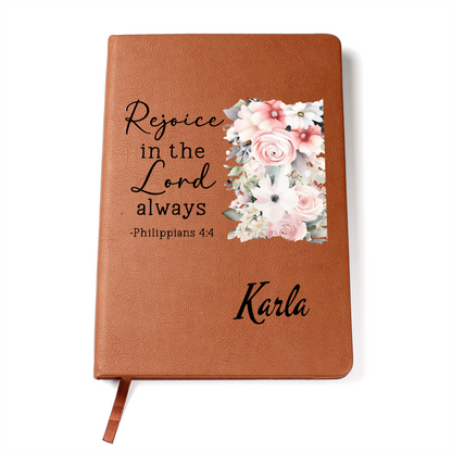 Personalized Wildflower Prayer Journal