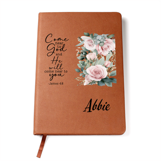 Personalized Wildflower Prayer Journal