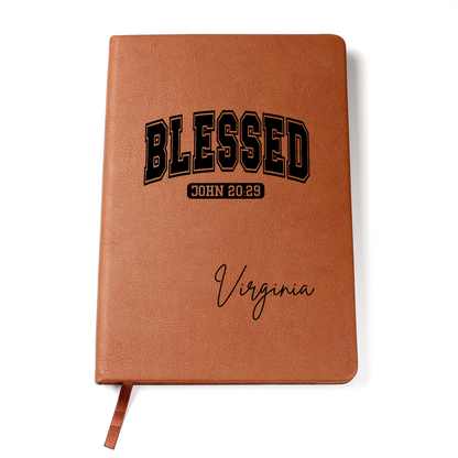 Personalized Christian Journal - Blessed