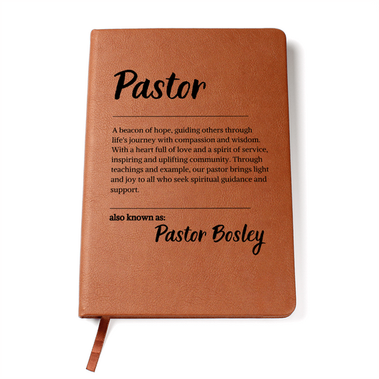 Personalized Pastor Journal