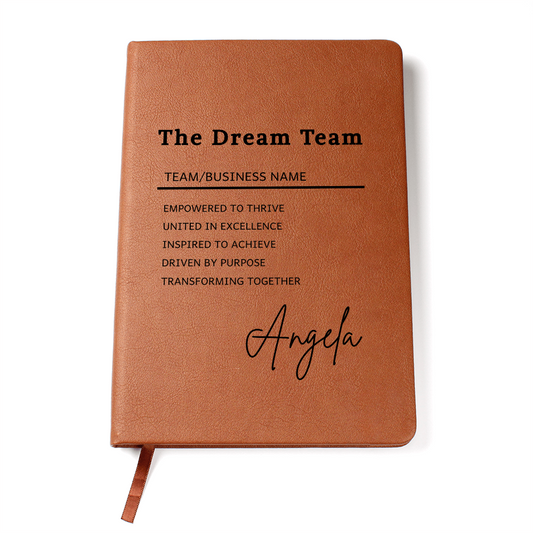 Personalized Dream Team Journal