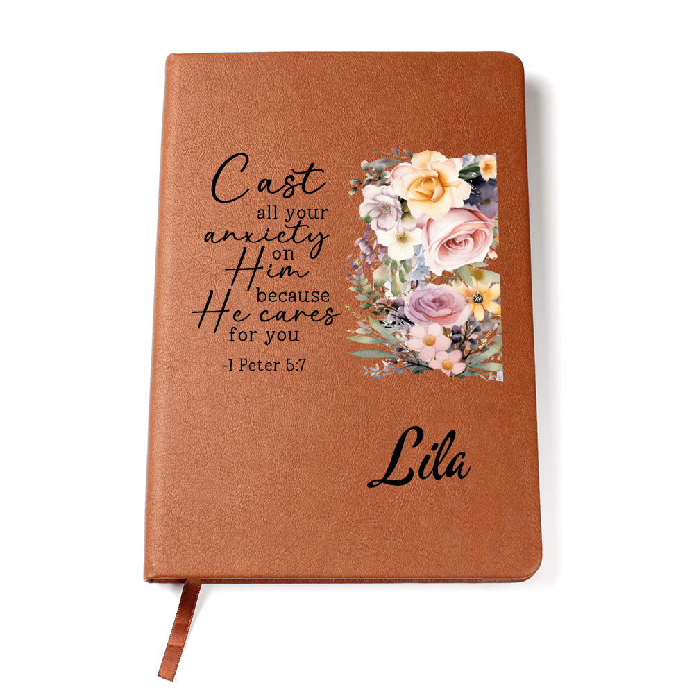 Personalized Wildflower Prayer Journal