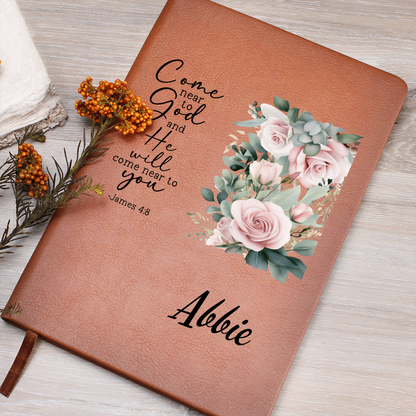 Personalized Wildflower Prayer Journal