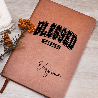 Personalized Christian Journal - Blessed