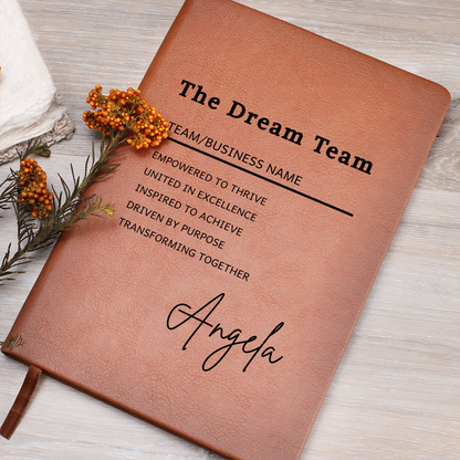 Personalized Dream Team Journal