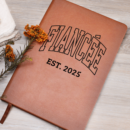 Personalized Engagement Journal for Fiancee